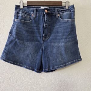 RFM Tummy Control Denim Shorts Size Large